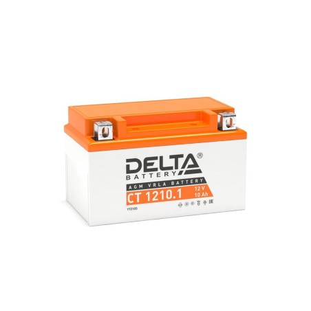 Аккумулятор стартерный 12В 10А.ч Delta CT 1210.1
