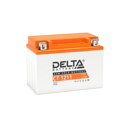 Аккумулятор стартерный 12В 11А.ч Delta CT 1211