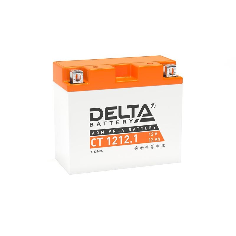 Аккумулятор стартерный 12В 12А.ч Delta CT 1212.1 Аккумулятор стартерный 12В 12А.ч Delta CT 1212.1