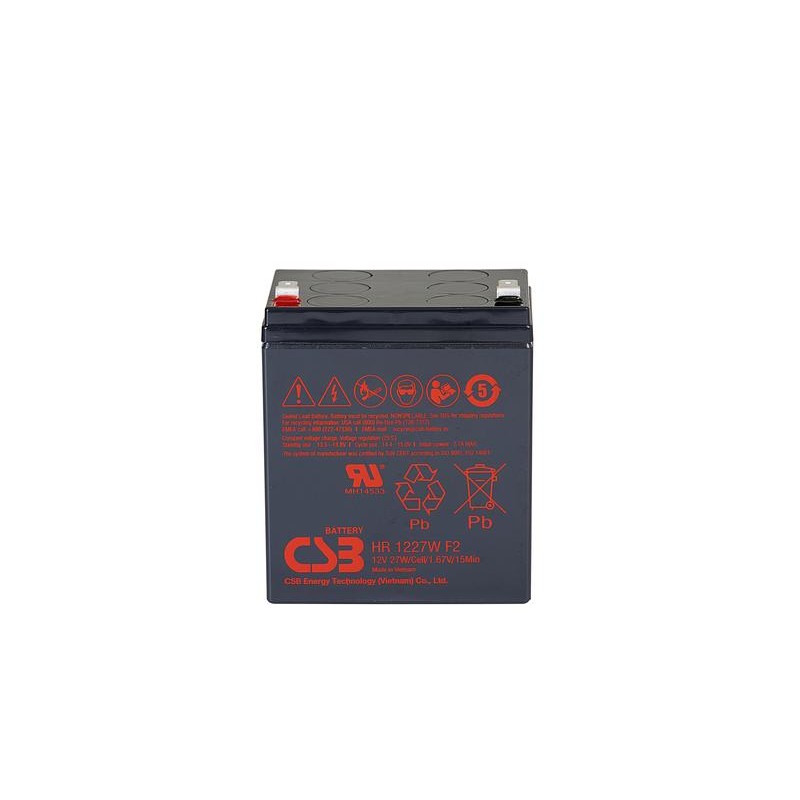 Аккумулятор 12В 6.75А.ч CSB HR1227W F2 CSB Аккумулятор 12В 6.75А.ч CSB HR1227W F2 CSB