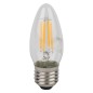 Лампа светодиодная филаментная LS CLB40 4W/827 230VFILCL RU 4Вт 2700К тепл. бел. E27 470лм B угол пучка 300град. 220-240В (замен