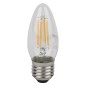 Лампа светодиодная филаментная LS CLB40 4W/865 230VFILCL RU 4Вт 6500К холод. бел. E27 470лм B угол пучка 300град. 220-240В (заме