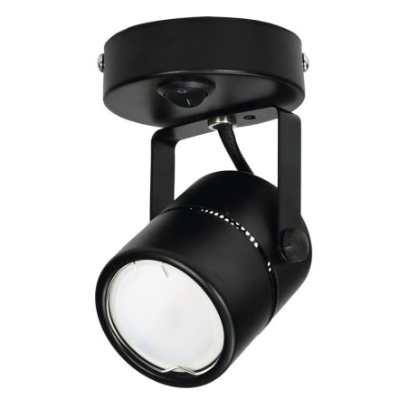 Светильник декоративный DLC-S612 GU10/B BLACK Sotto GU10 накладной без лампы выкл. на корпусе метал. черн. Fametto UL-00009420