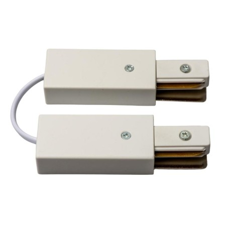 Соединитель для 2-х шинопроводов UBX-Q122 G25 WHITE 1 POLYBAG типа G гибкий 1ф бел. Volpe UL-00009630