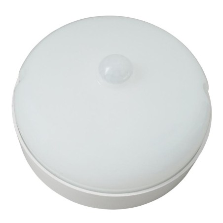 Светильник светодиодный ULW-Q216 12W/6500К SENSOR IP65 WHITE Круг влагозащ. с датчиком движения d-135мм корпус бел. Volpe UL-000