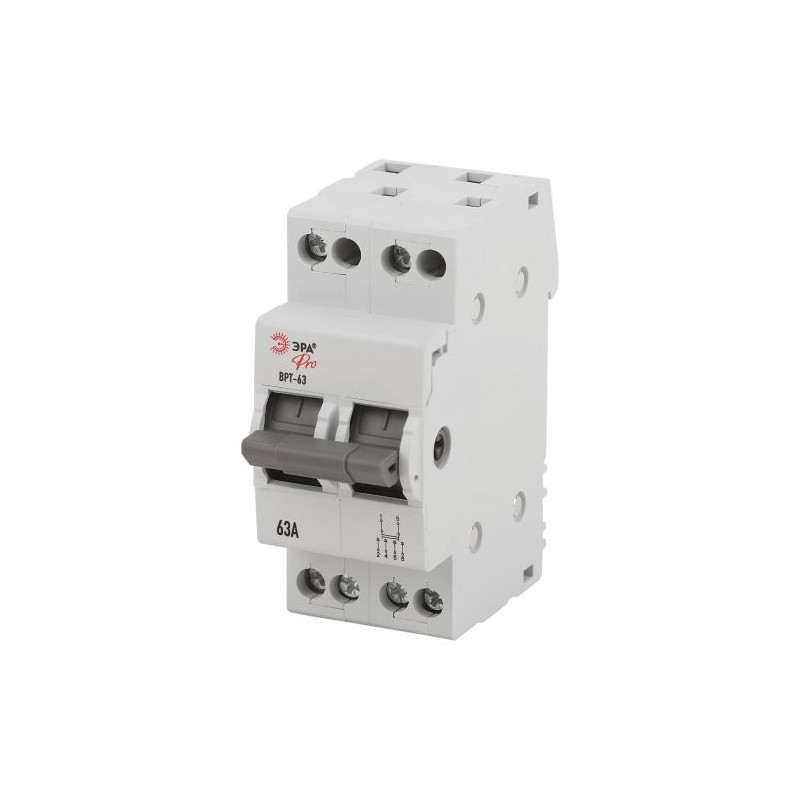 Выключатель-разъединитель трехпозиционный ВРТ-63 PRO VRT63-2-63 2п 63А Эра Б0061673