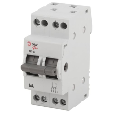 Выключатель-разъединитель трехпозиционный ВРТ-63 PRO VRT63-2-16 2п 16А Эра Б0061667