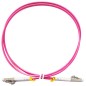 Шнур оптический FOP-50-OM4-LC-LC-1.5m duplex LC-LC 50/125мм OM4 1.5м LSZH Cabeus 9101c