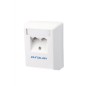 Коробка настенная 2-порт. UTP кат.6 угловая бел. Eurolan 12D-U6-02WT