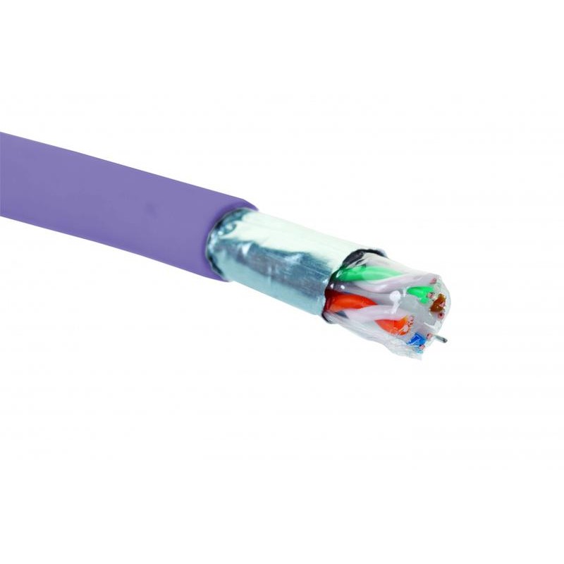Кабель F/UTP кат.6 4 пары 23 AWG нг(А)-LSLTx внутр. прокладки фиол. (уп.305м) Eurolan 19C-F6-05VL-B305 Кабель F/UTP кат.6 4 пары 23 AWG нг(А)-LSLTx внутр. прокладки фиол. (уп.305м) Eurolan 19C-F6-05VL-B305