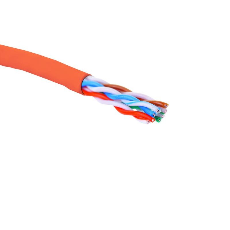 Кабель U/UTP кат.5E 4 пары 24 AWG нгA-HF внутр. прокладки красн. коробка (305м) Eurolan 19C-U5-12RD-B305 Кабель U/UTP кат.5E 4 пары 24 AWG нгA-HF внутр. прокладки красн. коробка (305м) Eurolan 19C-U5-12RD-B305