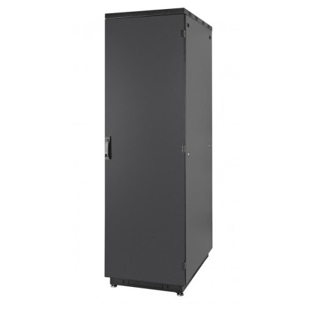 Шкаф Racknet S3000 42U 600х1000 передняя дверь метал. 1-ств. задняя дверь метал. 1-ств. черн. Eurolan 60F-42-6A-30BL