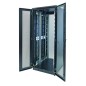 Шкаф Racknet S3000 42U 800х800 передняя дверь перф. 2-ств. задняя дверь перф. 2-ств. черн. Eurolan 60F-42-88-35BL