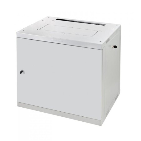 Шкаф настенный Racknet F30 18U 600х600 передняя дверь металлическая светл./сер. Eurolan 60W-18-66-30GY