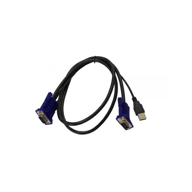 Кабель DKVM-CU/B1A KVM дл.1.8м с разъемами VGA и USB D-link 1100388