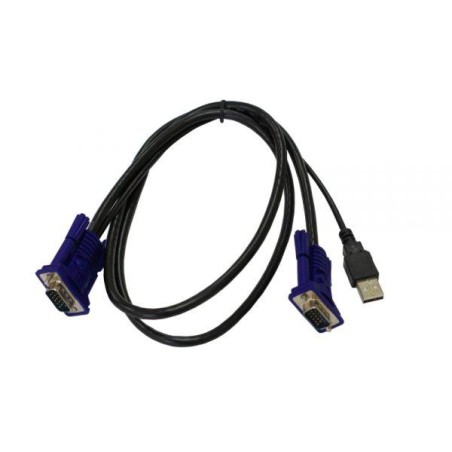 Кабель DKVM-CU/B1A KVM дл.1.8м с разъемами VGA и USB D-link 1100388