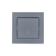 Переключатель проходной 1-кл. СП Vesna механизм графит LEZARD 742-3488-105