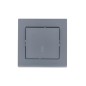 Переключатель проходной 1-кл. СП Vesna механизм графит LEZARD 742-3488-105