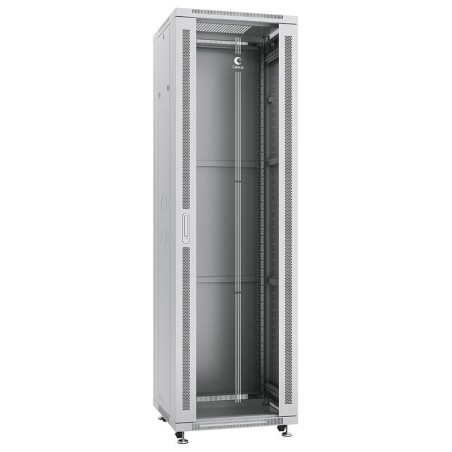Шкаф монтажный телекоммуникационный напольный SH-05C-42U60/80 19дюйм 42U 600х800х2055мм для распределит. и серверн. оборудования