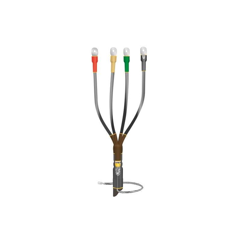 Муфта кабельная концевая внутр. установки 1кВ 1КВТпНнг-LS-4х(150-240) с болт. наконечн. Нева-Транс Комплект 22040048