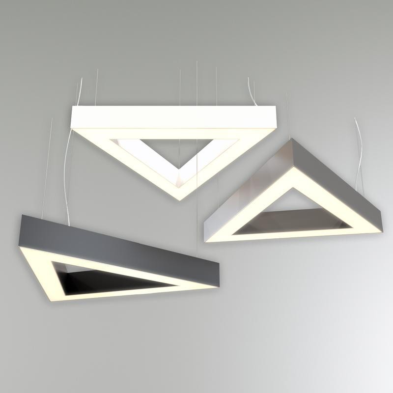 Светильник светодиодный RVE-LBX-HOLE-TRIO-1800-P 141Вт 4000К 1800х1559х100мм подвесной шир. рассеив.-80мм бел. RVElektro RVE0000