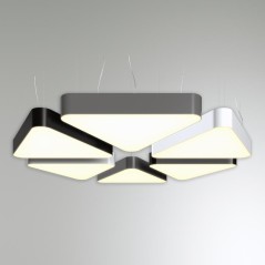 Светильник светодиодный RVE-LBX-TRIO-SOFT-1800-P 209Вт 4000К 1800х1603х120мм подвесной бел. RVElektro RVE00000419