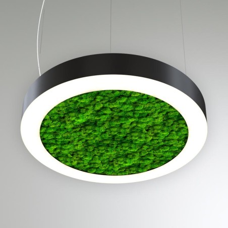Светильник светодиодный RVE-LBX-MOSS-HOLE-RING-1950-P 161Вт 4000К 1950х1950х100мм подвесной шир. рассеив.-80мм бел. RVElektro RV