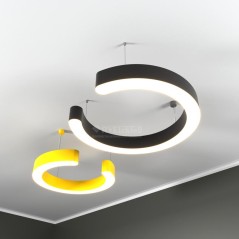 Светильник светодиодный RVE-LBX-DIOS-1200-P 82Вт 4000К 1200х1120х100мм подвесной шир. рассеив.-80мм бел. RVElektro RVE00000769