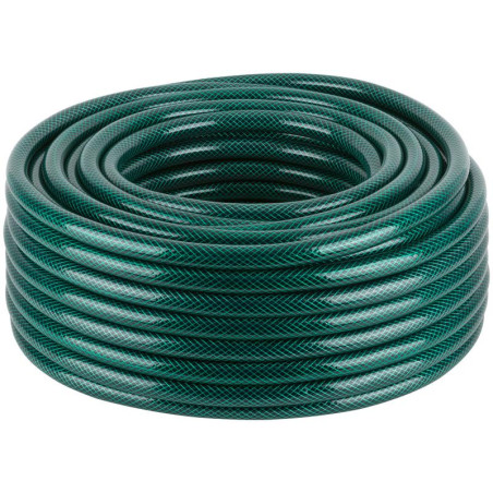 Шланг поливочный трехслойный армированный 3/4дюймх1.5ммх50м зел. КУРС 76309