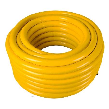 Шланг поливочный ПВХ усиленный пищевой трехслойный армированный 1.25м желт. Вихрь 73/7/2/34