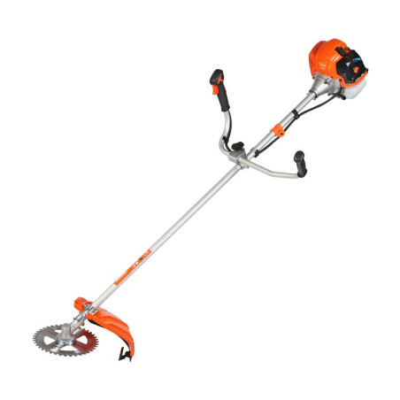 Триммер бензиновый PT 555 XT (1+1) 52сс 3.0 л.с. катушка Comfort с быстрой заправкой 3-х лопастной и 40-зубый диск жесткий цельн