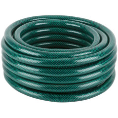 Шланг поливочный трехслойный армированный 3/4дюймх1.5ммх15м зел. КУРС 76307