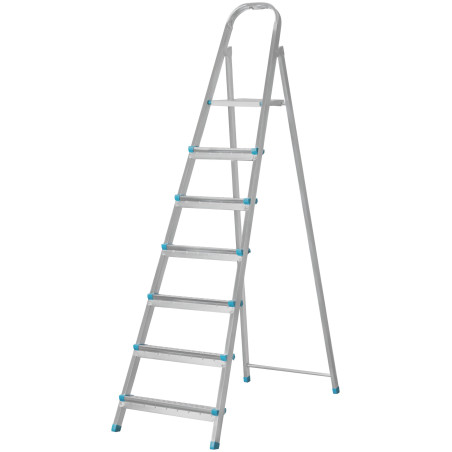 Лестница-стремянка стальная 7 ступеней вес 7.3кг КУРС 65329