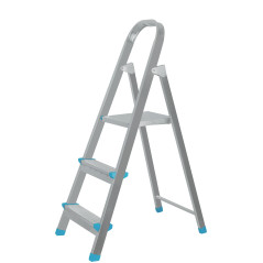 Лестница-стремянка стальная 3 ступени вес 3.7кг КУРС 65325