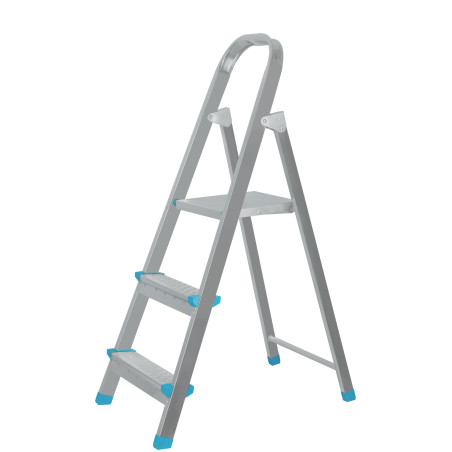 Лестница-стремянка стальная 3 ступени вес 3.7кг КУРС 65325