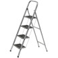 Лестница-стремянка стальная 4 широкие ступени Н-139см вес 6.7кг FIT 65383