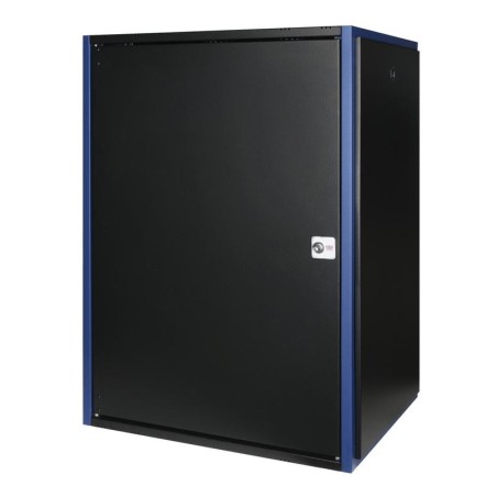 Шкаф настенный 19дюйм 18U 600х450 дв. метал. черн. Datarex DR-610411
