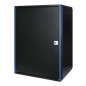 Шкаф настенный 19дюйм 18U 600х450 дв. метал. черн. Datarex DR-610411