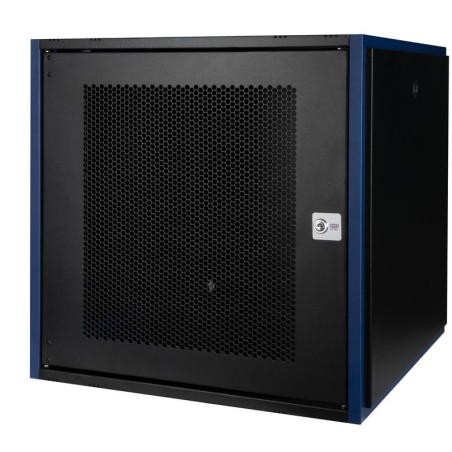 Шкаф настенный 19дюйм 12U 600х600 дв. перф. черн. Datarex DR-620221