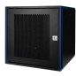 Шкаф настенный 19дюйм 12U 600х600 дв. перф. черн. Datarex DR-620221