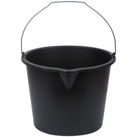 Ведро строительное пластиковое для перемешивания раствора с носиком 12л КУРС 04087