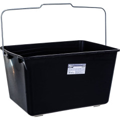 Ведро для краскиметаллическая ручка 12л черн. КУРС 04020