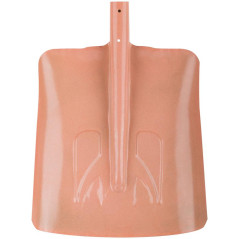 Лопата для уборки снега тротуарная стальная без черенка 340х385мм КУРС 68121