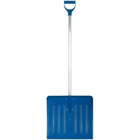 Лопата для уборки снега Профи поликарбонатная алюм. черенок средняя 460х420х1350мм FIT 68118