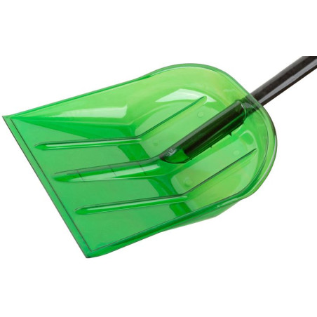 Лопата для уборки снега Профи поликарбонатная алюм. черенок малая 340х385х1350мм FIT 68113