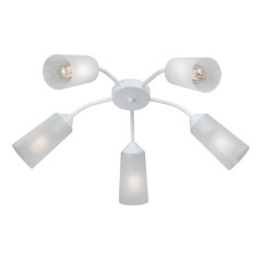 Люстра V3758-0/5PL 5xE27 макс. 40Вт плафон ПП Vitaluce V3758-0/5PL