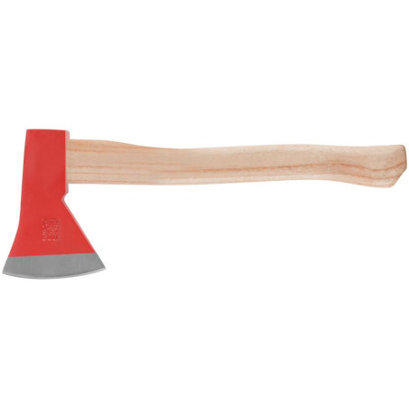 Топор кованая усиленная сталь деревянная ручка 600г FIT 46006