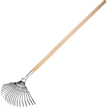 Веерные грабли с черенком, 20 зубьев, 1250 мм СИБРТЕХ 61779