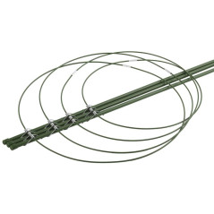 Поддержка для цветов 4 кольца 90см (60/180) Green Apple Б0008278