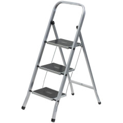 Лестница-стремянка стальная 3 широкие ступени Н-113см вес 5.2кг FIT 65382
